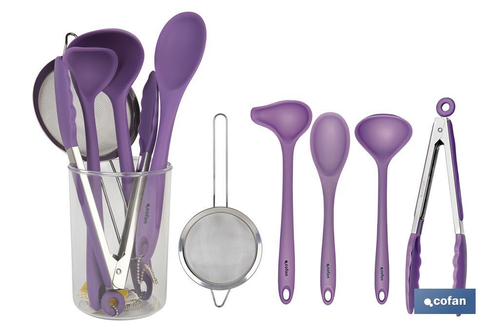 SET DE 6 UTENSILIOS DE COCINA GAMA VERGINI