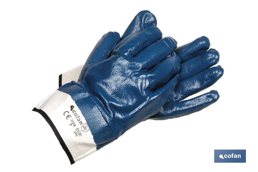 Guantes americanos de nitrilo azul | Para múltiples usos | Resistentes y duraderos | Cómodos y seguros