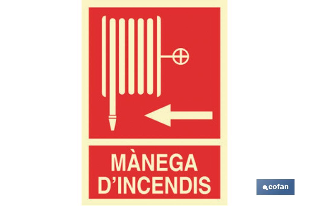 Mànega D\"incendis esquerra