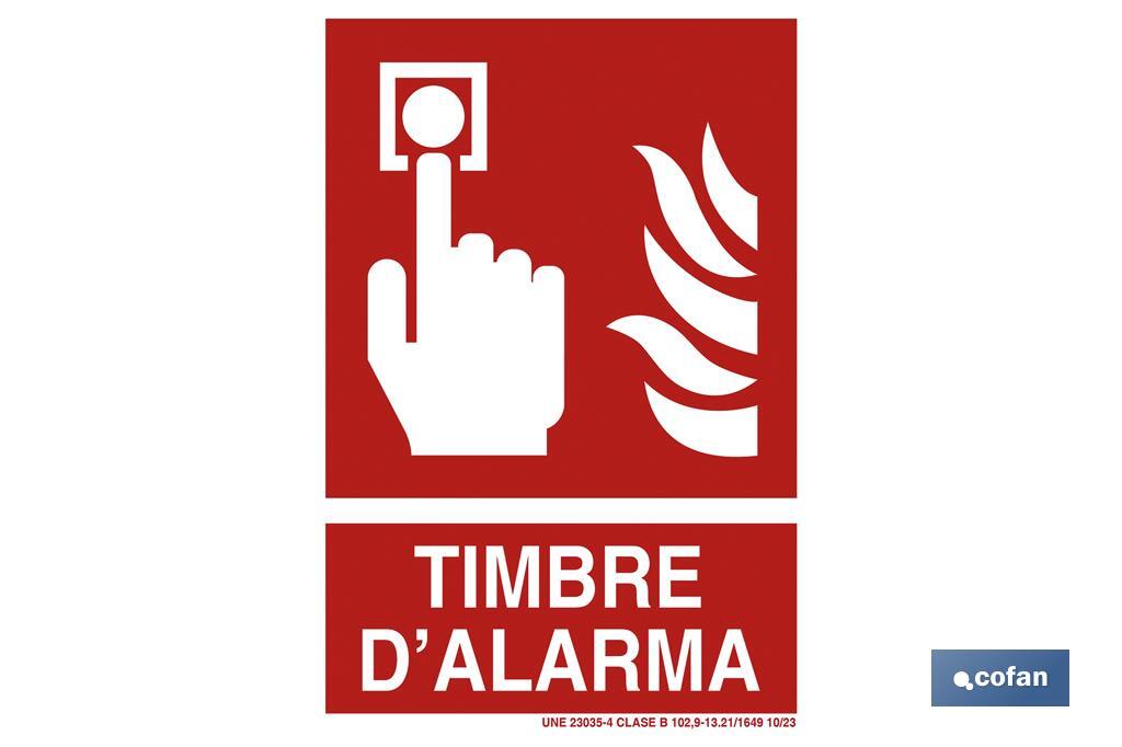 Timbre D\"Alarma